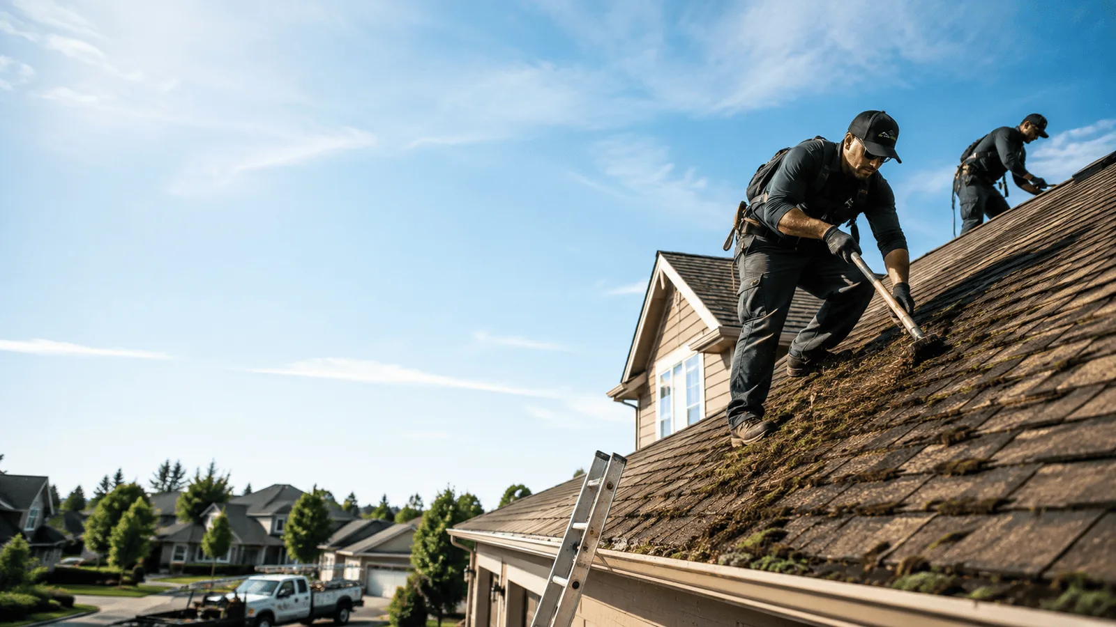 Roof Moss Removal in Standard, IL near me